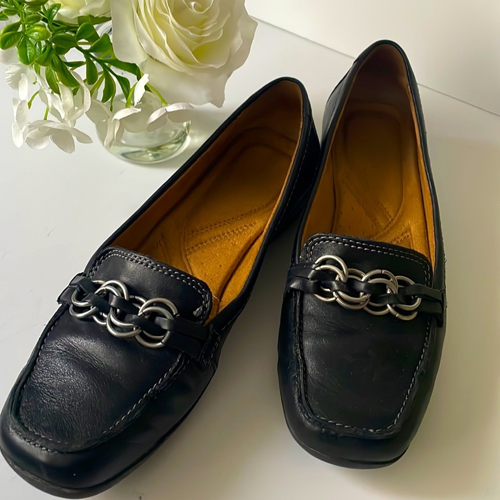 Naturalizer Carlene Black Leather Shoes